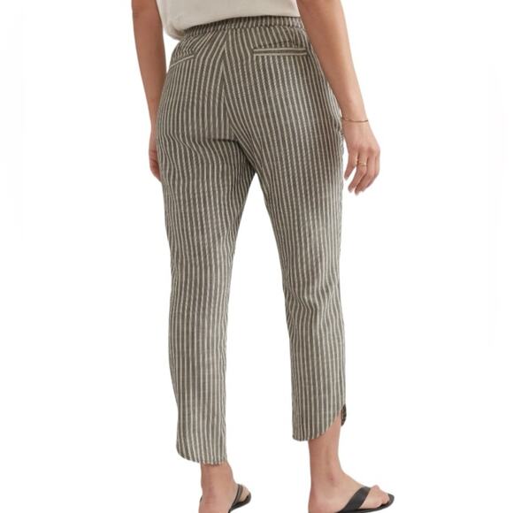 Marine Layer Allison Pull On Tan Black Pants size small - Picture 2 of 10